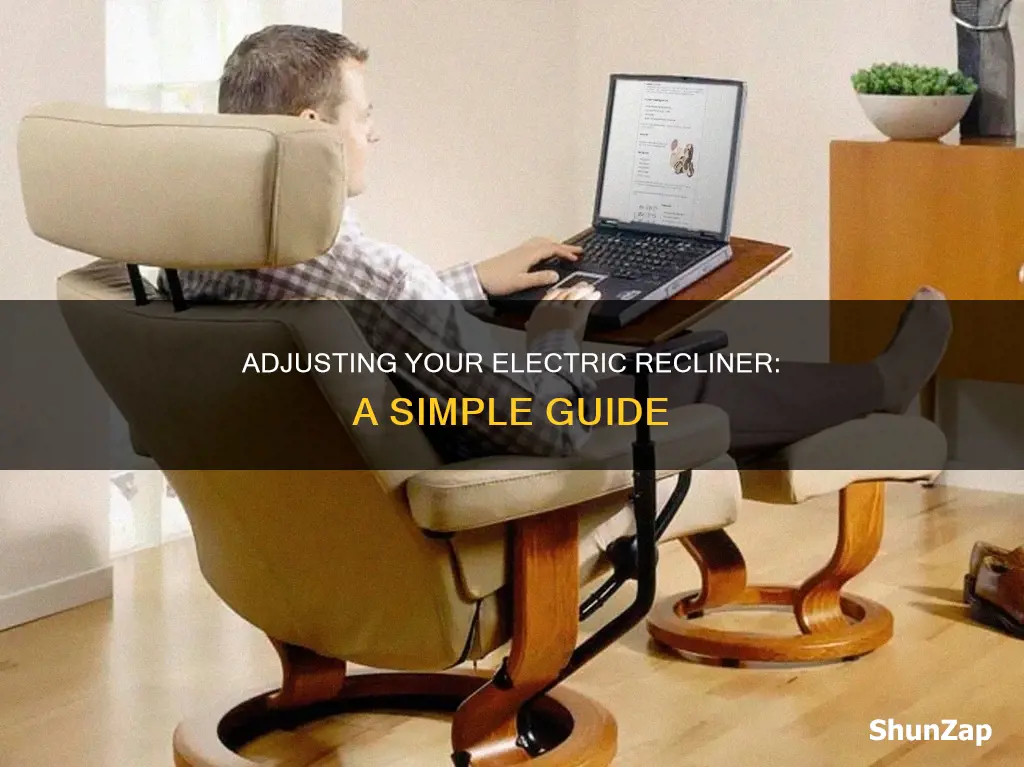 how to adjust an electric recliner char