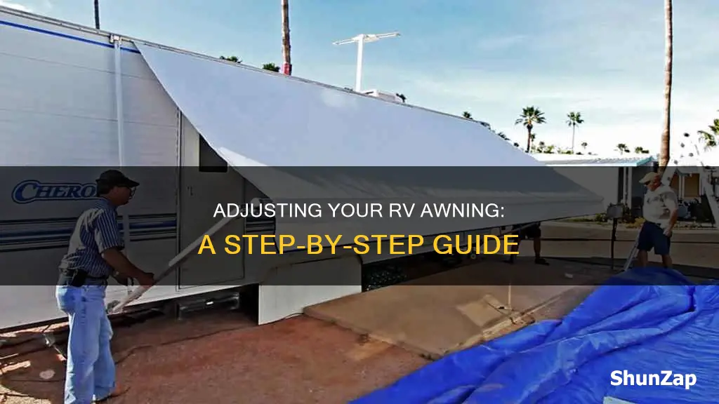 how to adjust an electric rv awning