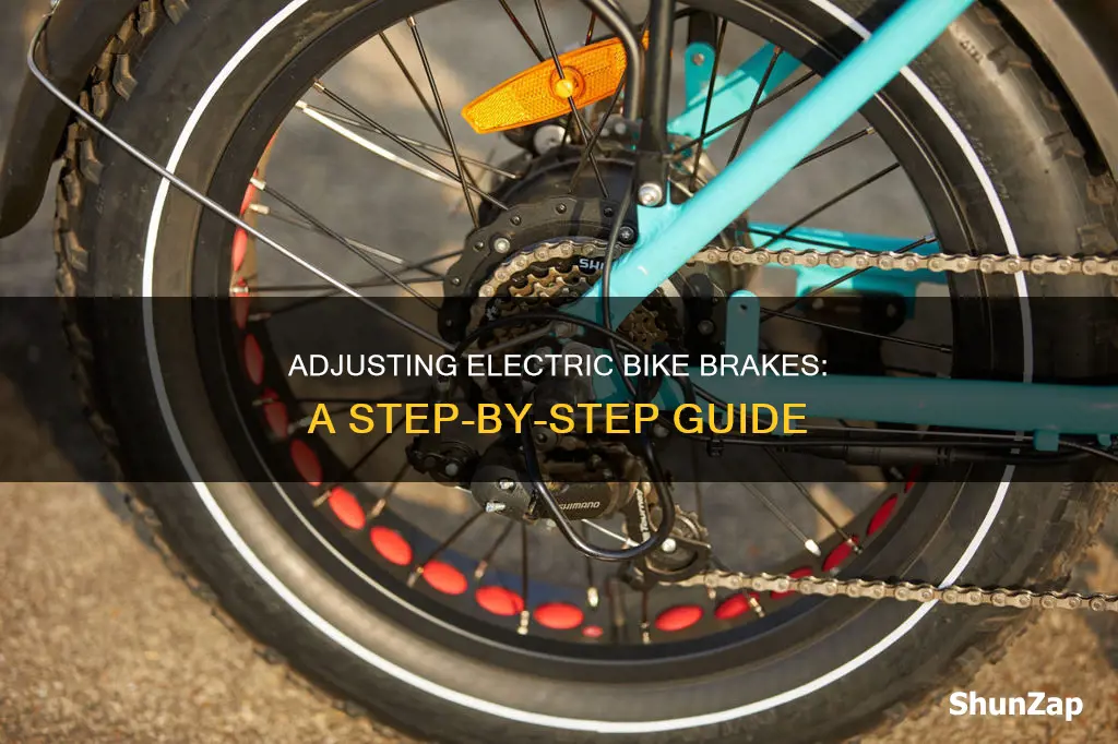 how to adjust brakes on a electric bike