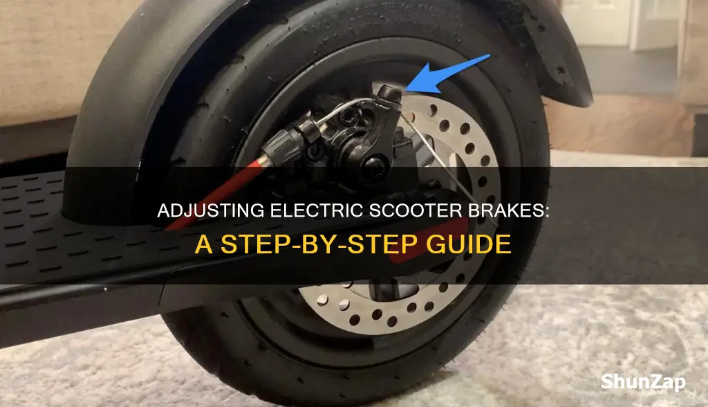 how to adjust brakes on electric scooter