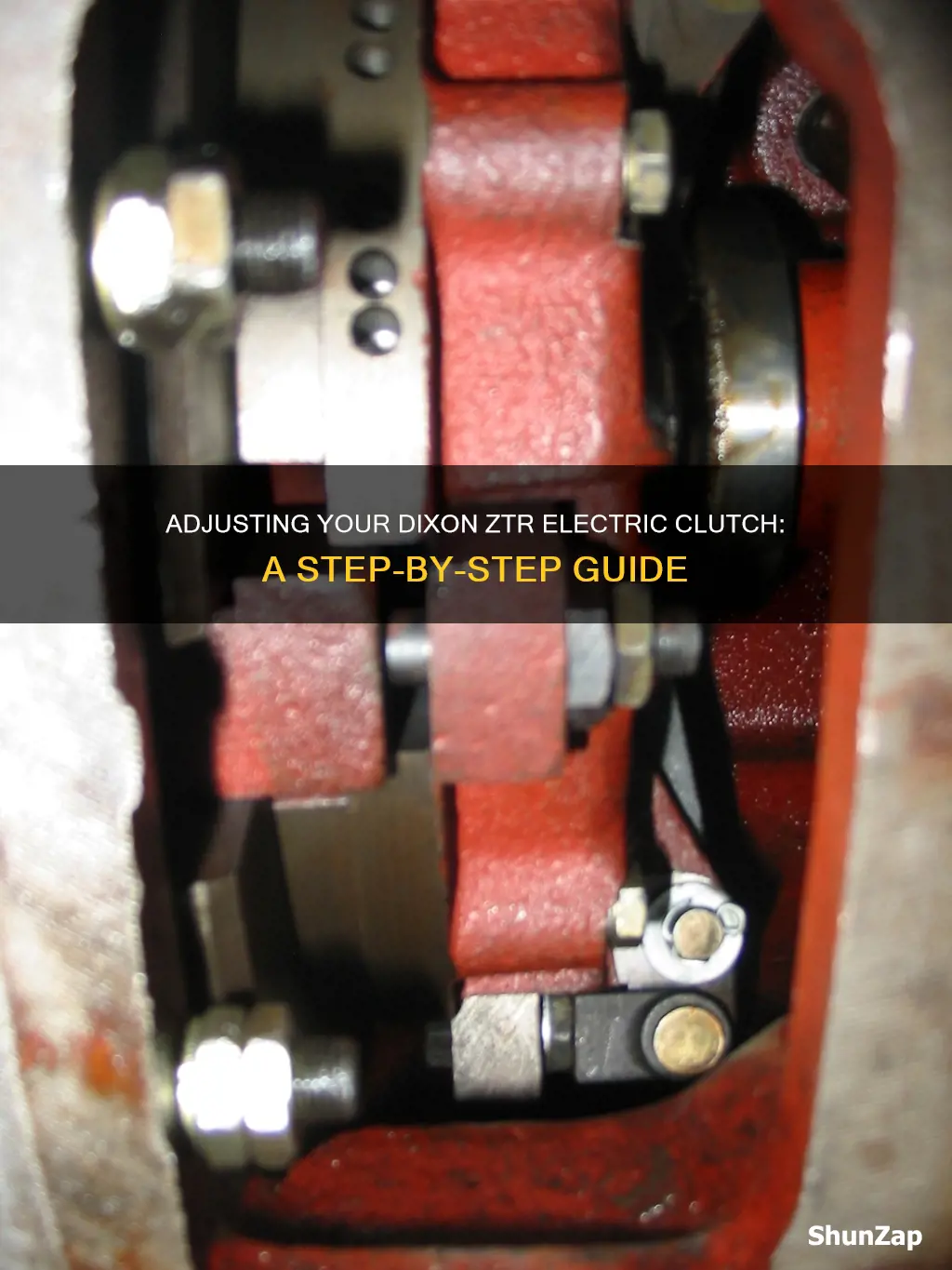 how to adjust electric clutch dixon ztr