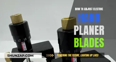 Adjusting Electric Hand Planer Blades: A Step-by-Step Guide