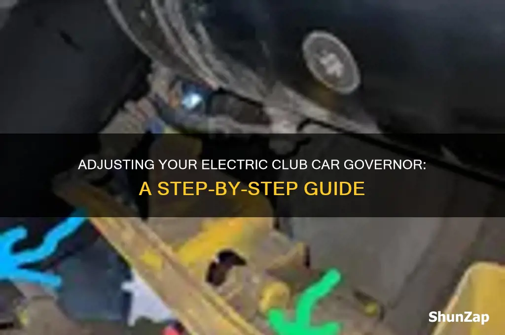 how to adjust governor on electric club car