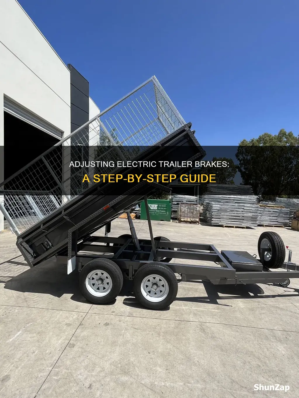 how to adjust tandem electric trailer brakes