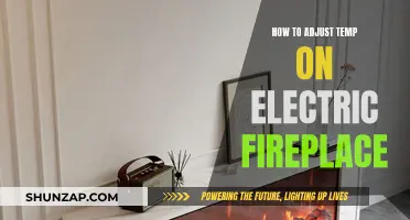 Adjusting the Temperature of Your Electric Fireplace: A Guide