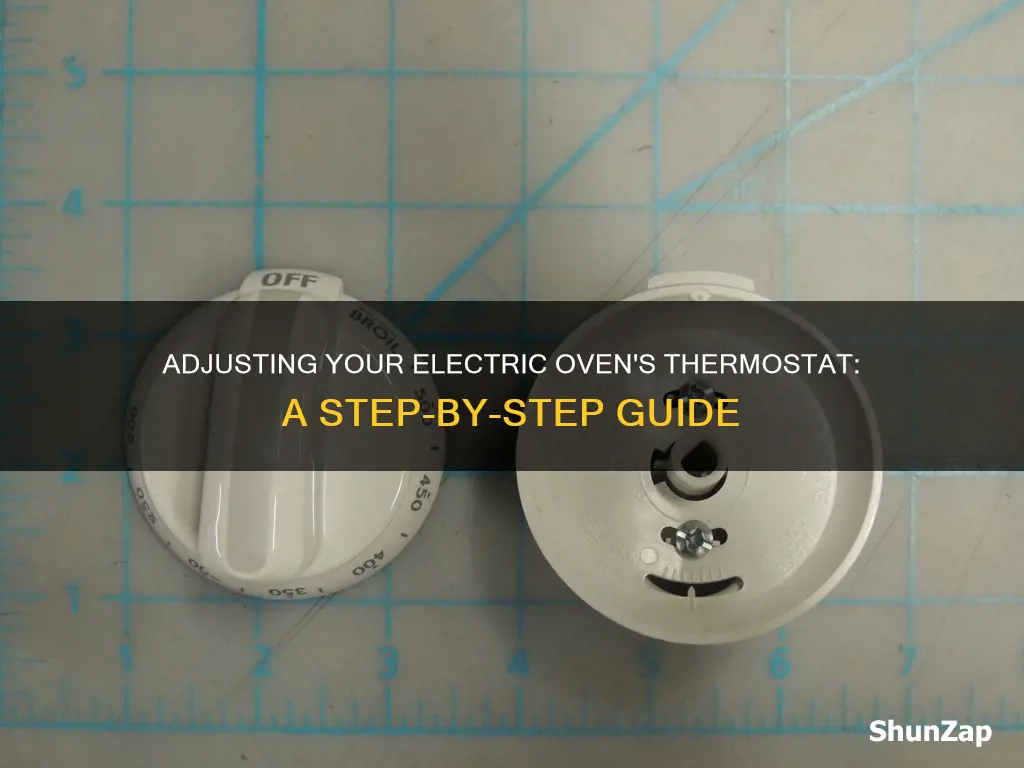 how to adjust thermostat on electric oven