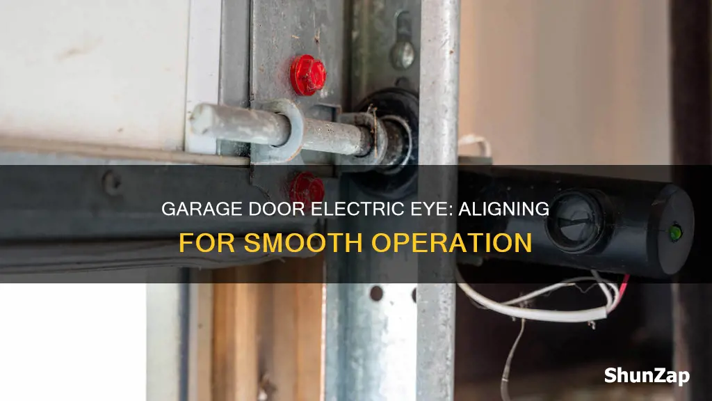 how to align garage door electric eye