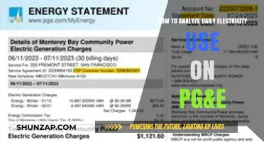 Decoding Your PG&E Bill: A Guide to Analyzing Daily Electricity Use