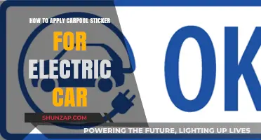 How to Apply Carpool Sticker for Your Electric Vehicle
