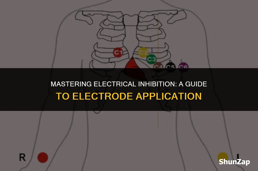 how to apply electrical inhibitory signal using electrode