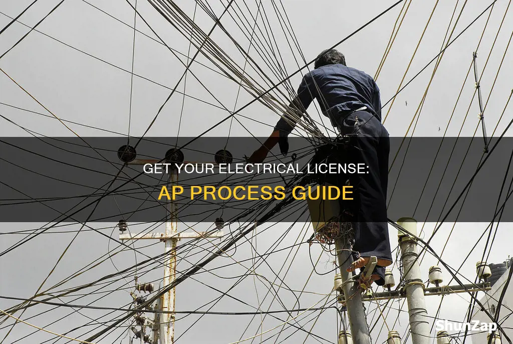 how to apply electrical licence in ap