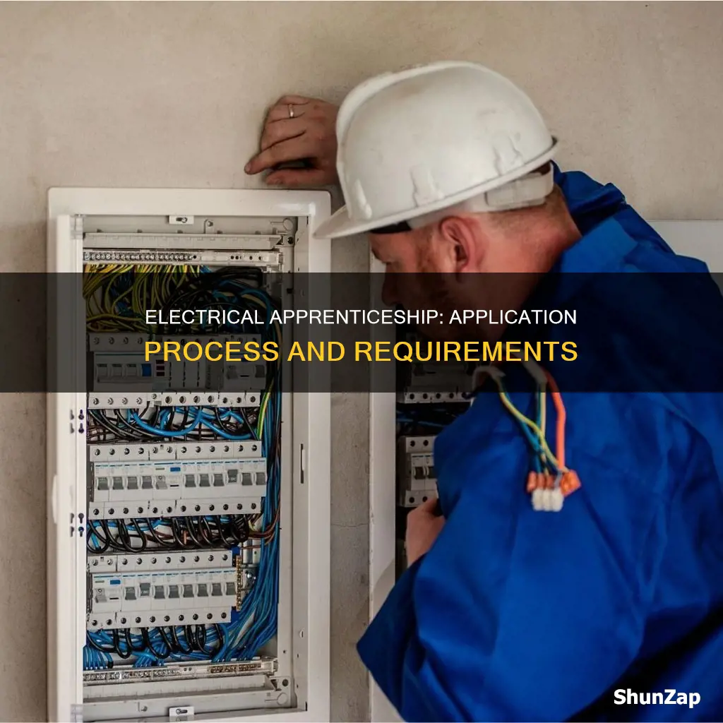 how to apply for a electrical apprenticeship