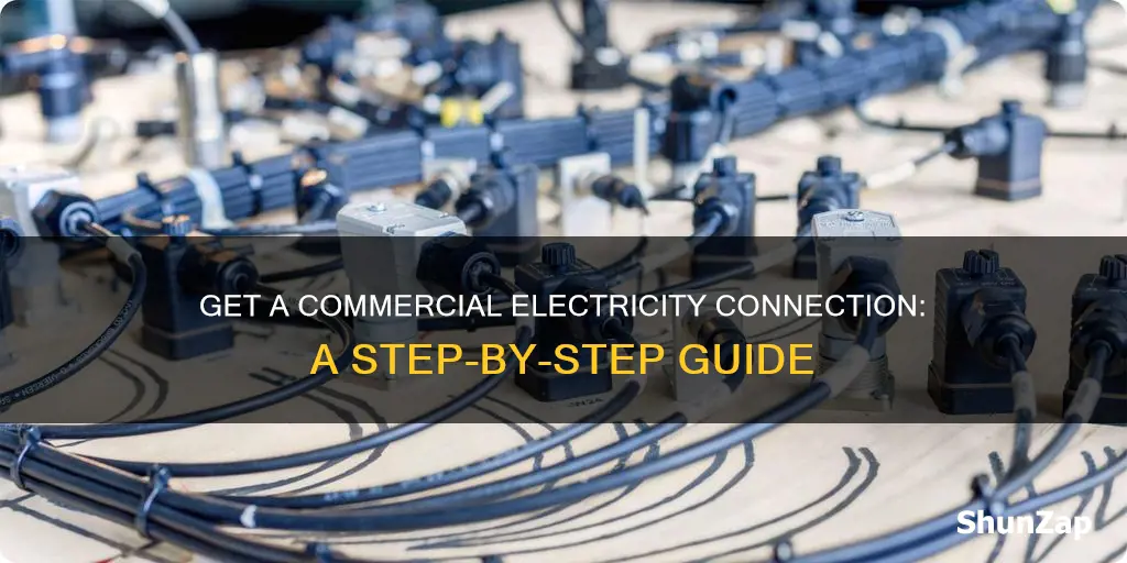 how to apply for commercial electricity connection