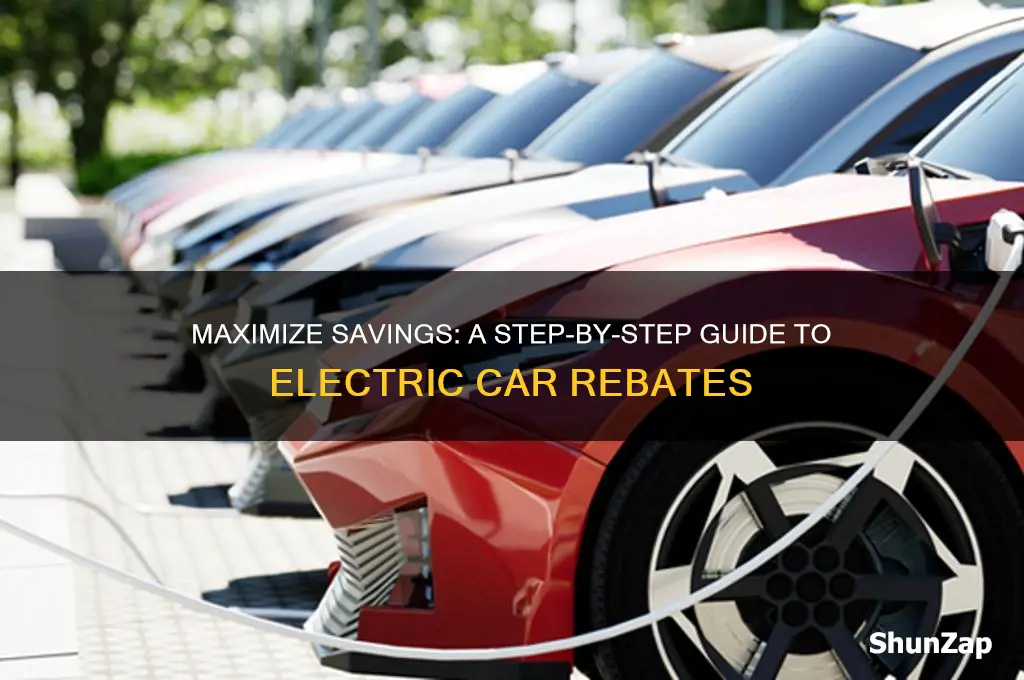 how to apply for electric car rebate