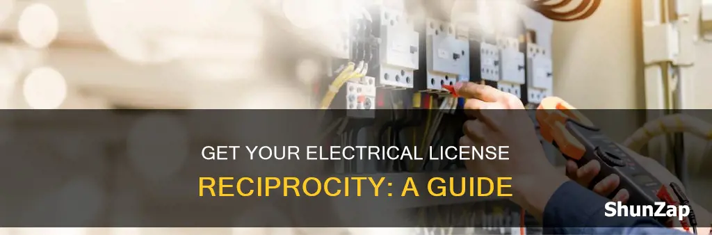 how to apply for electrical license reciprocity