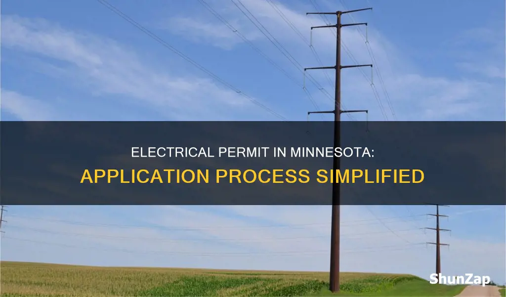 how to apply for electrical permit minnesota