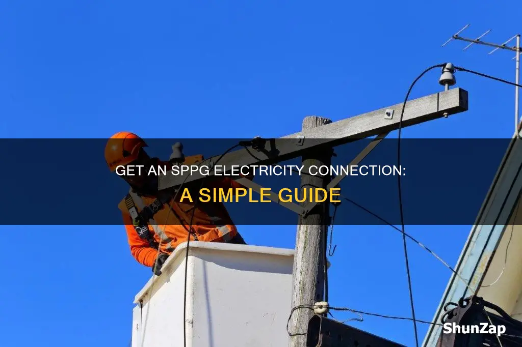 how to apply for electricity connection sppg