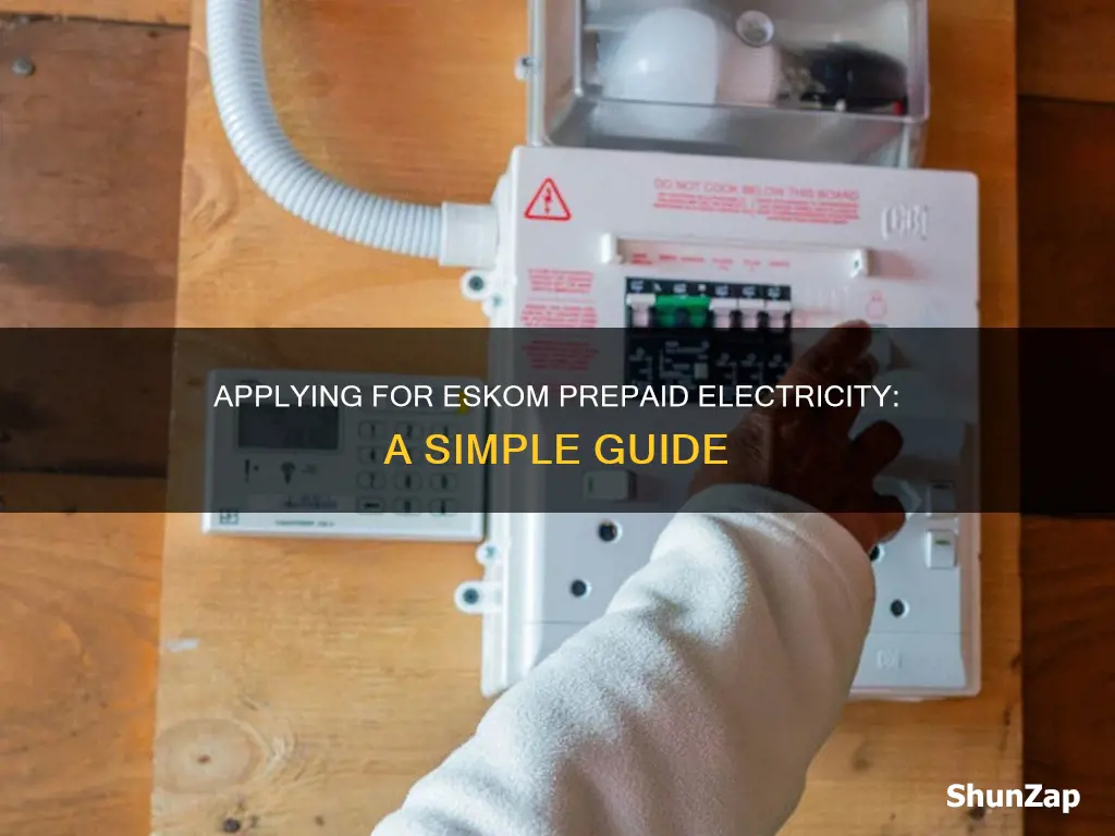 how to apply for eskom prepaid electricity