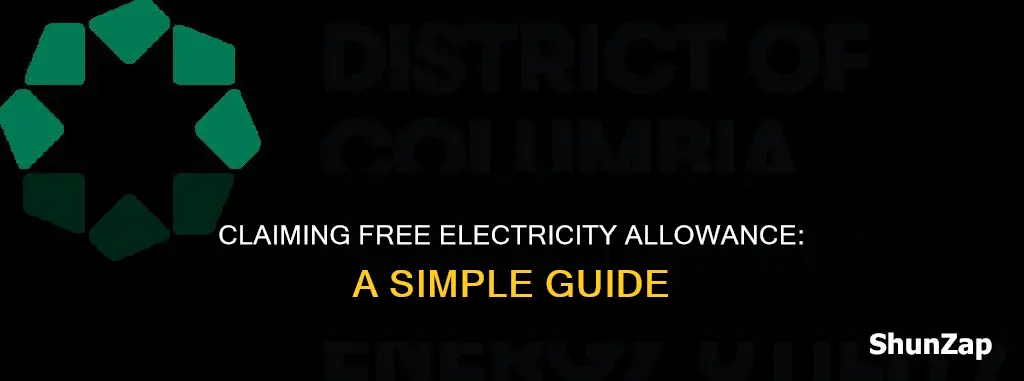 how to apply for free electricity allowance