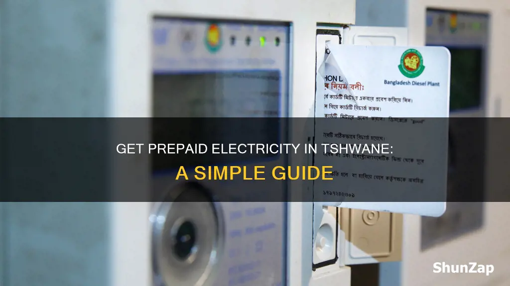 how to apply for prepaid electricity tshwane