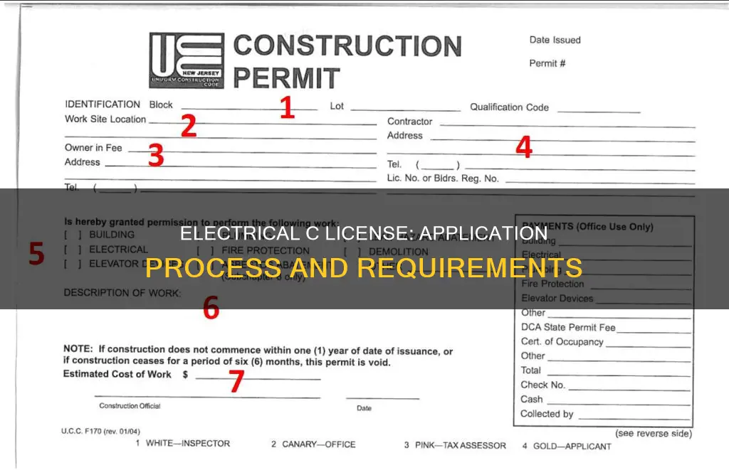 how to apply in electrical c licence