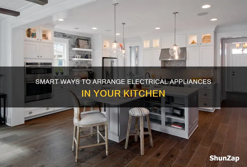 how to arrange electrical appliances in kitchen