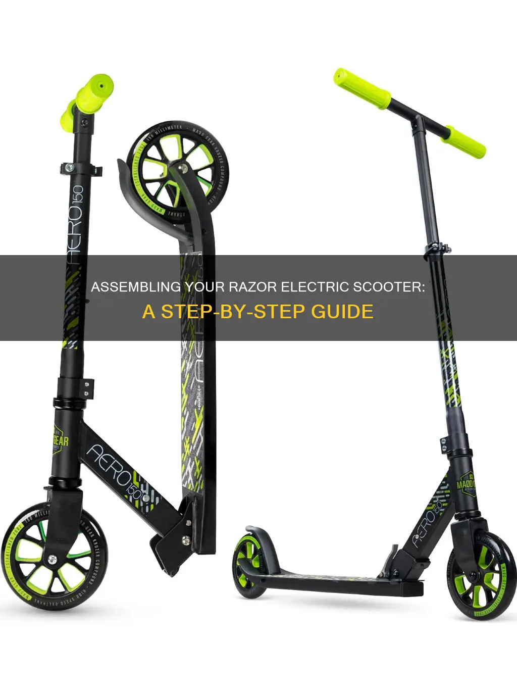 how to assemble a razor electric scooter