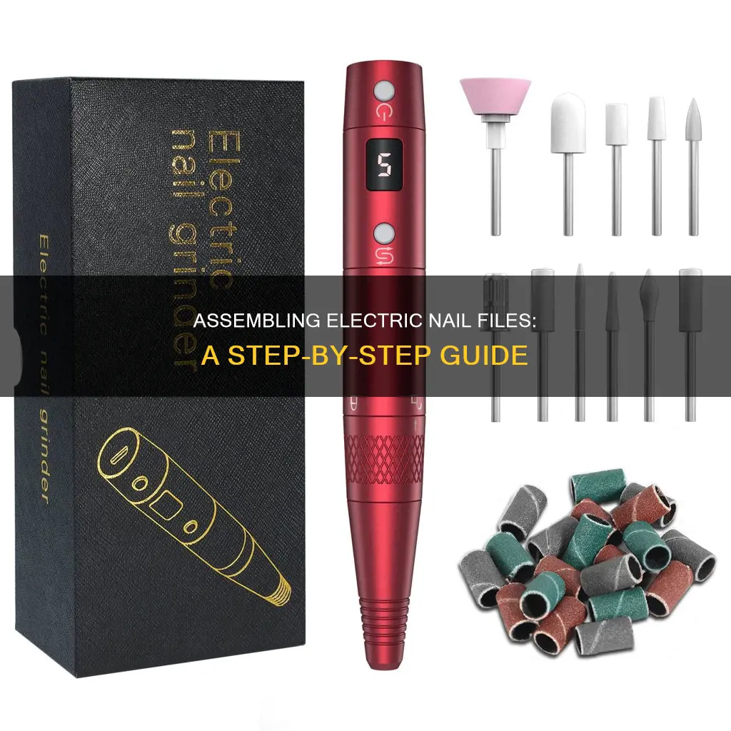 how to assemble an electric nail file