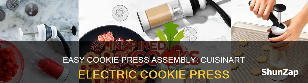 how to assemble cuisinart electric cookie press