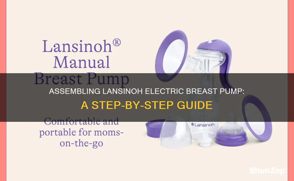 how to assemble lansinoh electric breast pump