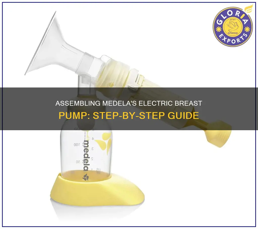 how to assemble medela electric breast pump