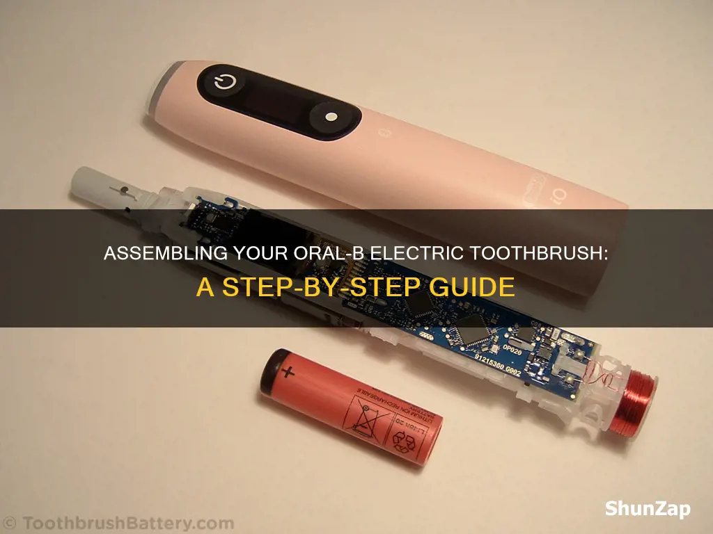 how to assemble oral b electric toothbrush