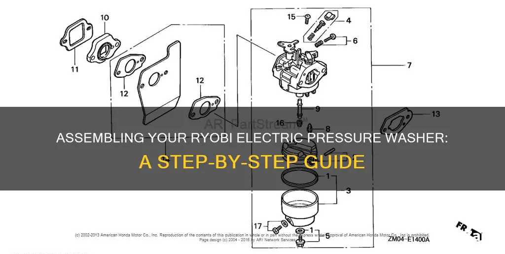 how to assemble ryobi electric pressure washer