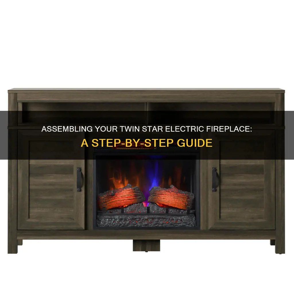 how to assemble twin star electric fireplace