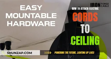 Attaching Electric Cords to Ceilings: A Step-by-Step Guide