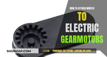 Attaching Wheels to Electric Gearmotors: A Step-by-Step Guide