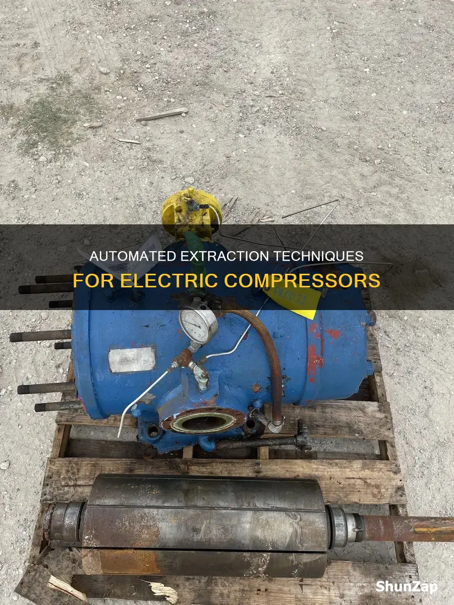 how to automatically extract from electric compressor