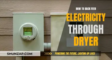 Back-Feeding Electricity: Using Your Dryer as a Power Source