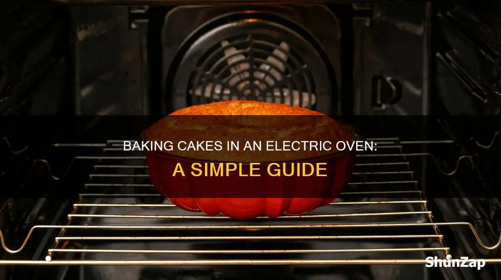 how to bake cake in electric oven