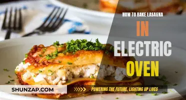 Baking Lasagna in an Electric Oven: A Step-by-Step Guide