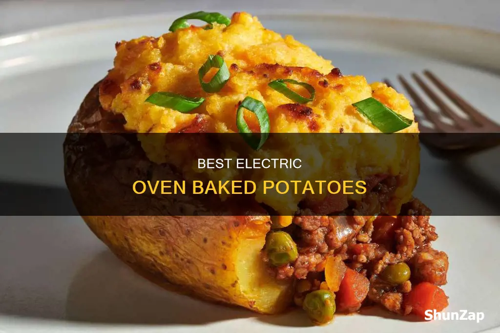 how to bake potaties in electric oven