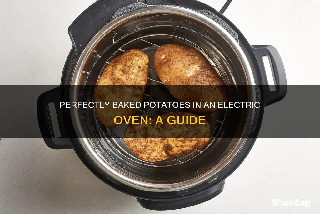 how to bake potatoes in a electric