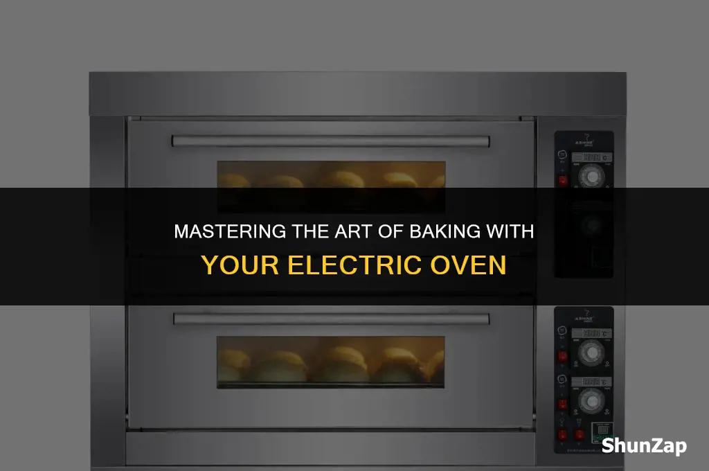 how to bake using an electric oven
