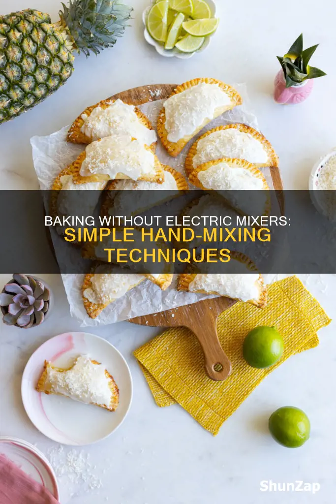 how to bake without an electric mixer