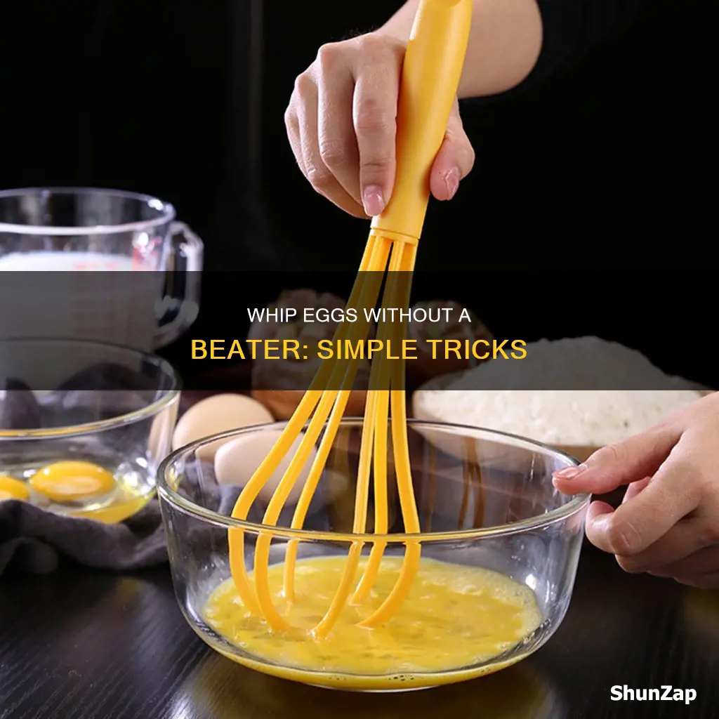how to beat egg without electric beater
