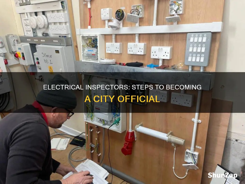 how to become a city electrical inspector