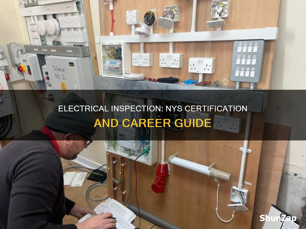 how to become a electrical inspection nys