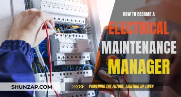Electrical Maintenance Manager: Steps to Success