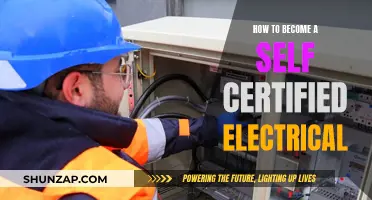 Get Licensed: Electrical Self-Certification Steps