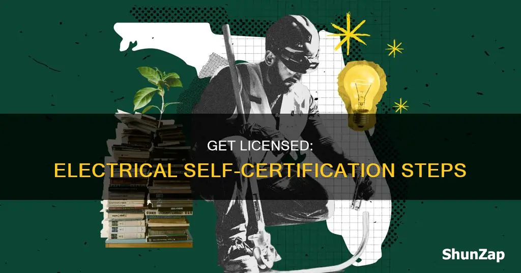 how to become a self certified electrical